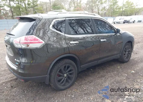 2014 Nissan Rogue Sl из США, поврежденный, VIN 5N1AT2MV1EC792139